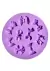 F1296 MOLDE DE SILICONE LAÇOS CONFEITARIA BISCUIT