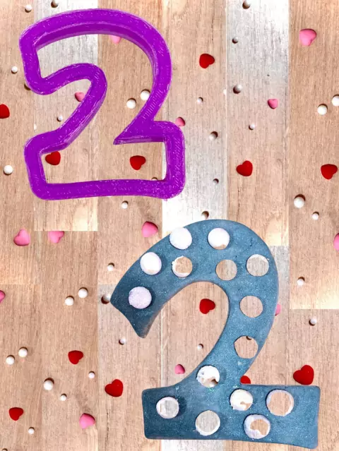 C19 cortador número 2 confeitaria pasta americana grande