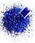 GH8-A Glitter Chunky holográfico Poliéster Importado resina unha 50gr -BLUEBERRY - buy online