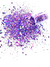 GH10-A Glitter Chunky holográfico Poliéster Importado resina unha 50gr- GRAPE - comprar online