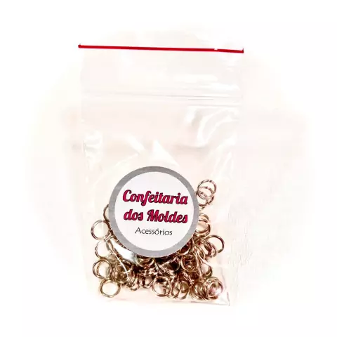 A9 kit 100 pçs argola níquel para artesanato resina