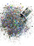 GH24-B Glitter Chunky holográfico Poliéster Importado resina unha 100gr -ROCKY - buy online