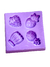 F1457 MOLDE DE SILICONE FRUTINHAS CONFEITARIA BISCUIT