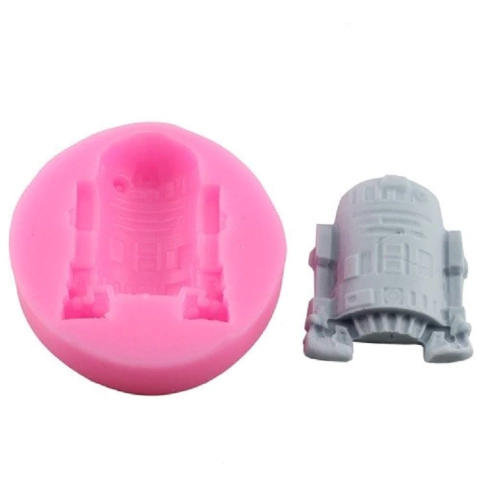 F336 MOLDE DE SILICONE GUERREIROS CONFEITARIA BISCUIT