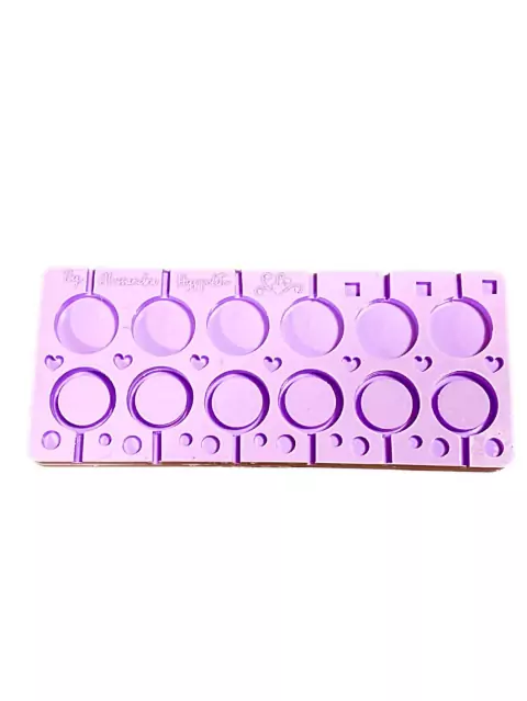 L8 Molde de silicone pirulito chocalho para decorar