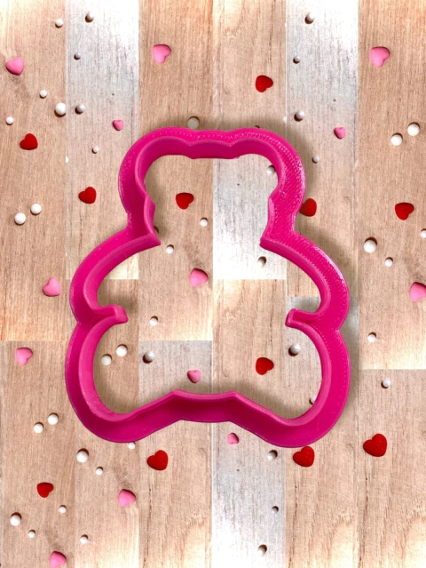 C48 cortador urso confeitaria pasta americana médio