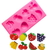 F371 MOLDE DE SILICONE FRUTAS CONFEITARIA BISCUIT