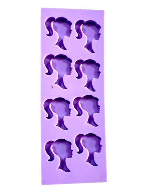 F1387 MOLDE DE SILICONE BALA/PINGENTE BONECA