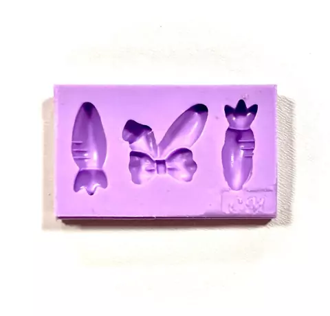F1309 MOLDE DE SILICONE CENOURA ,LAÇO CONFEITARIA BISCUIT