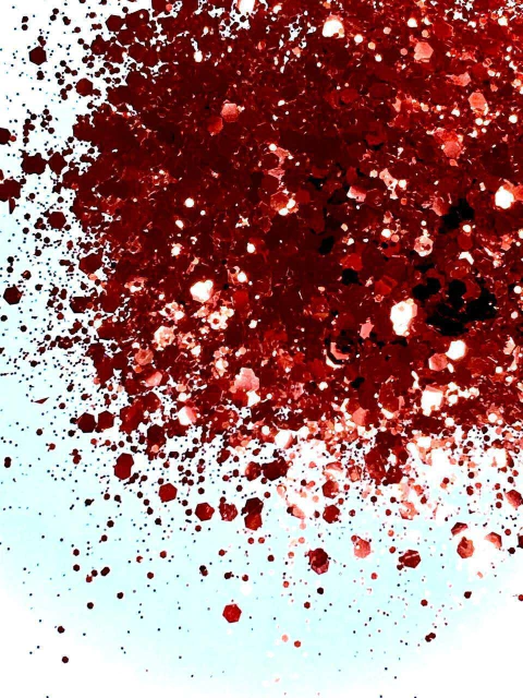 GM20 Glitter Chunky flocado Poliéster Importado resina unha 10gr - RASPBERRY