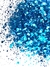 GM6 Glitter Chunky flocado Poliéster Importado resina unha 10gr - TURQUOISE