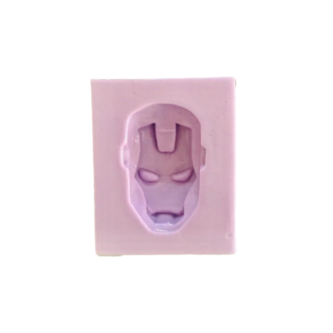 F514 MOLDE DE SILICONE HOMEM DE FERRO CONFEITARIA ARTESANATO