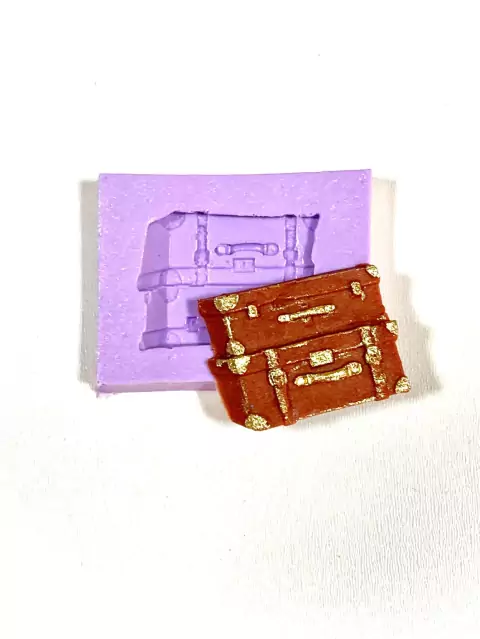 F442 MOLDE DE SILICONE MALA CONFEITARIA BISCUIT