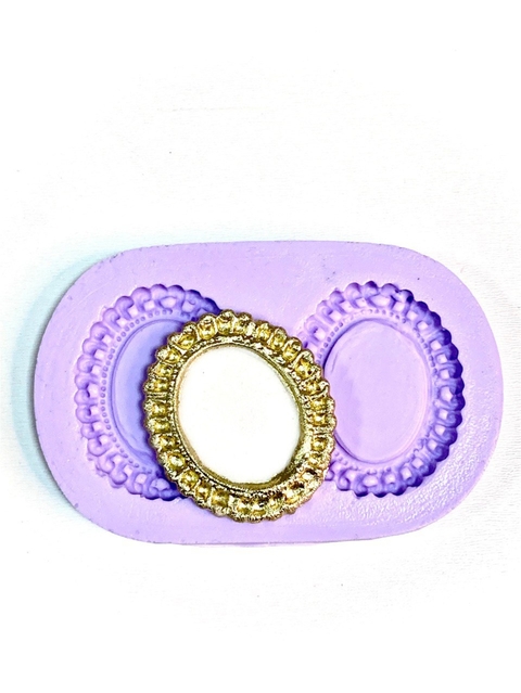 F1179 MOLDE DE SILICONE MOLDURA CONFEITARIA BISCUIT