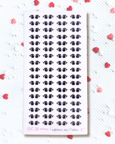 OC32 Olho Comestível Universal Básico Gatinha