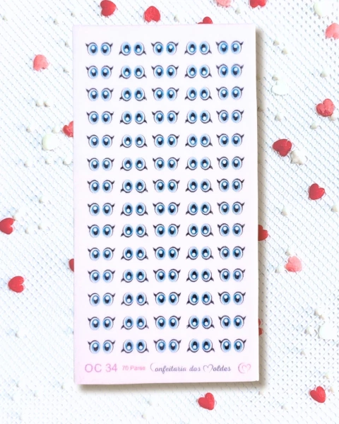 OC34 Olho Comestível Universal Básico Graciosa