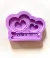 F1303 MOLDE DE SILICONE NAMORADOS CONFEITARIA BISCUIT