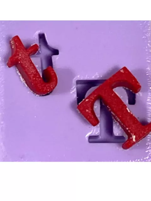 LTT Molde de silicone letra T confeitaria alfabeto para decorar