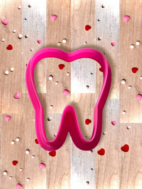 C53 cortador dente confeitaria pasta americana médio