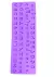 F1202 MOLDE DE SILICONE ALFABETO CONFEITARIA BISCUIT