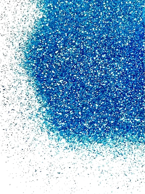 GMF6 Glitter Chunky flocado Poliéster Importado resina unha 10gr - TURQUOISE