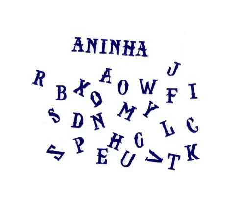 M9 MARCADOR ACRÍLICO ALFABETO CONFEITARIA BISCUIT