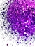 GM12 Glitter Chunky flocado Poliéster Importado resina unha 10gr - PURPLE