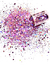 GH9-A Glitter Chunky holográfico Poliéster Importado resina unha 50gr -CANDY FLOSS - comprar online