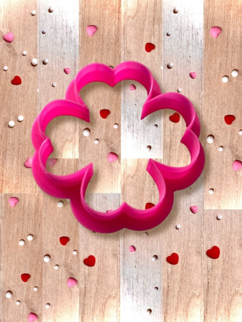 C58 cortador trevo confeitaria pasta americana médio