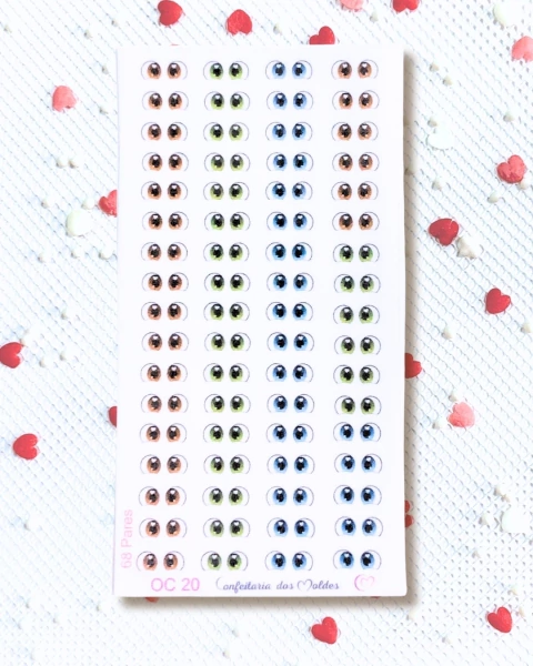 OC20 Olho Comestível Universal Básico Apaixonado