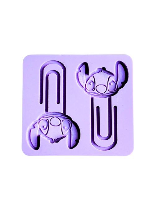 R715 Molde de silicone chaveiro Clips Alienígena Havaiano resina decorar