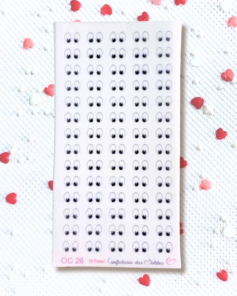 OC26 Olho Comestível Universal Turma Ratinho