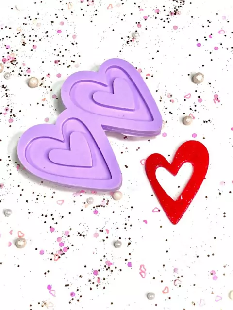 R393 Molde de silicone brincos + acessórios resina decorar