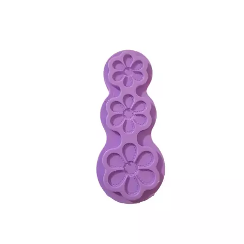 F1195 MOLDE DE SILICONE FLOR CONFEITARIA BISCUIT