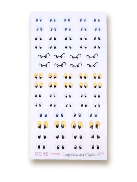 OC55 Olho Comestível Mix Turma Piu Piu