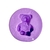 F1284 MOLDE DE SILICONE URSO CONFEITARIA BISCUIT