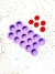 R478 MOLDE DE SILICONE CÍRCULOS 2CM 15CAVIDADES RESINA DECORAR