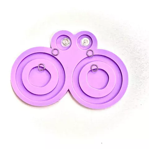 R395 Molde de silicone brincos + acessórios resina decorar