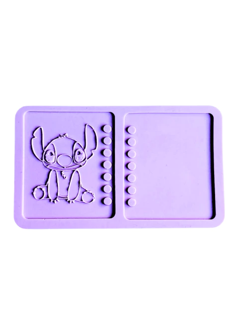 R728 Molde de silicone Mini Caderno Alienígena Havaiano resina decorar