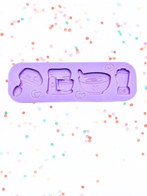 F1619 MOLDE DE SILICONE CONFEITARIA BISCUIT