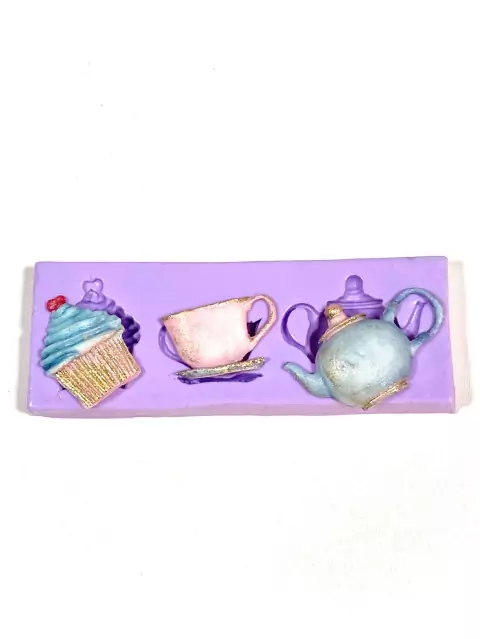 F373 MOLDE DE SILICONE BULE XÍCARA CUPCAKE CONFEITARIA