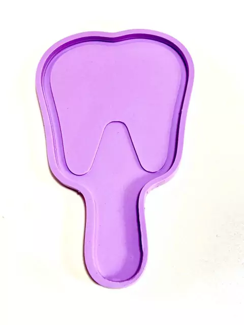 R342 molde de silicone espelho dentista resina decorar