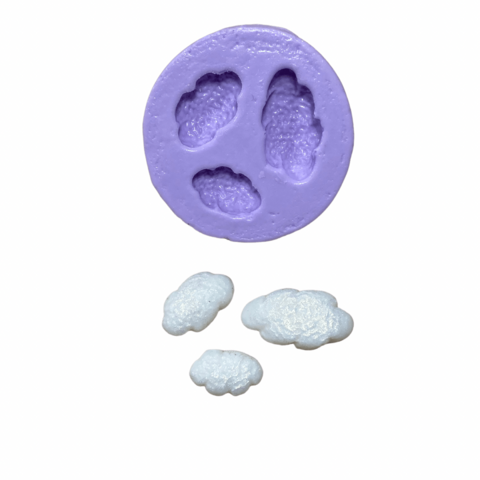 F1 MOLDE DE SILICONE NUVEM CONFEITARIA BISCUIT