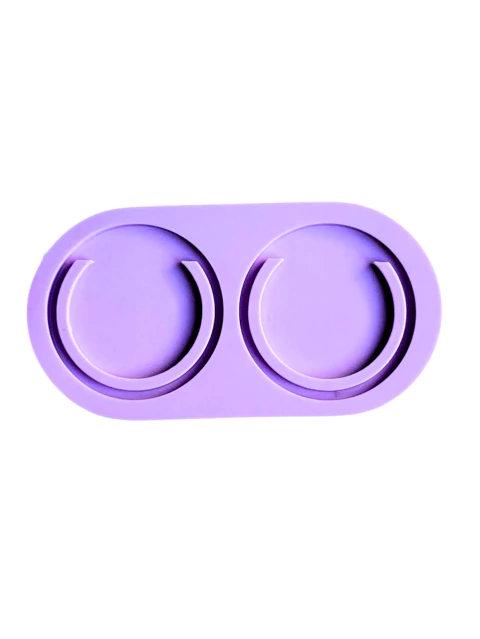 R734 Molde de silicone Clips Redondinho resina decorar