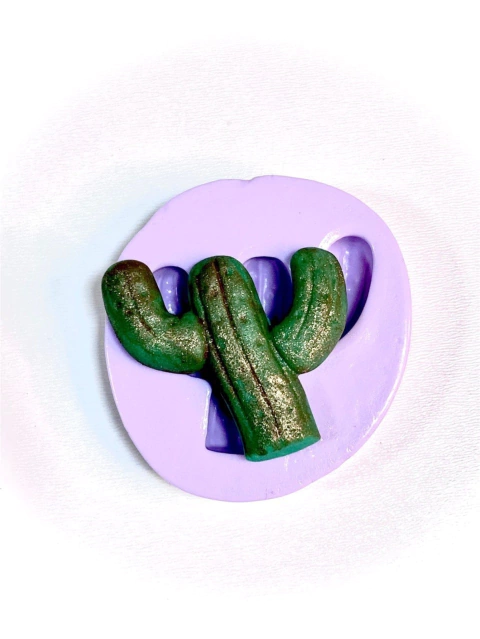 F1151 MOLDE DE SILICONE MINI CACTO CONFEITARIA BISCUIT