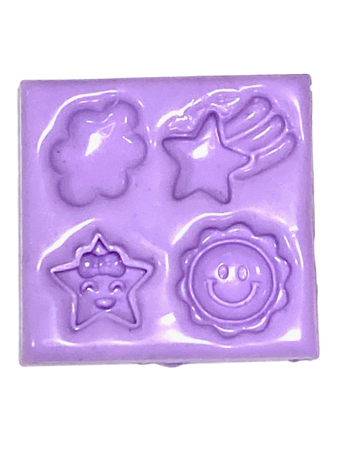 F1595 MOLDE DE SILICONE SOL, ESTRELA, NUVEM, ARCO IRIS CONFEITARIA BISCUIT