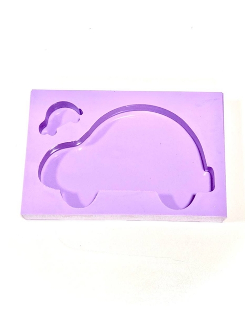 R526 Molde de silicone carrinho eternização 1.5cm profundidade resina decorar