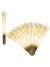 ESP21 Kit com 10 palitos fundo do mar em Acrílico Espelhado dourado