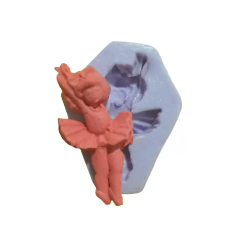F940 MOLDE DE SILICONE BAILARINA PARA DECORAR