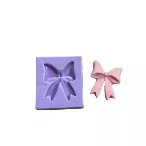 F513 MOLDE DE SILICONE LAÇO CONFEITARIA ARTESANATO
